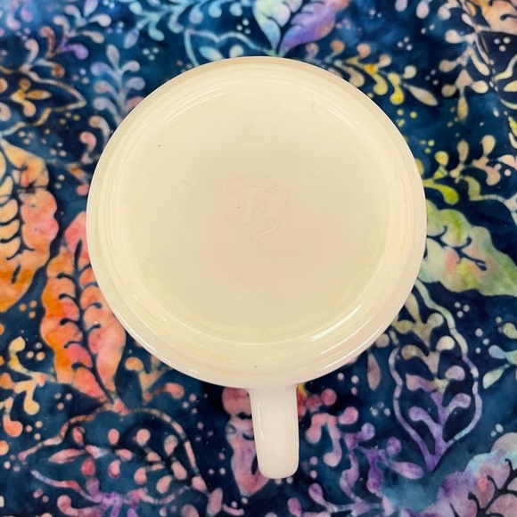 Vintage Spillikin Corners Milk Glass Coffee mug from Magic Mountain 1970's - Picture 4 of 4